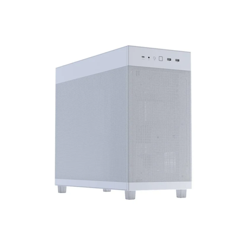 ASUS Prime AP303 Mesh Panel ATX PC Gehaeuse White mit 360 mm Radiator und USB 20Gbps