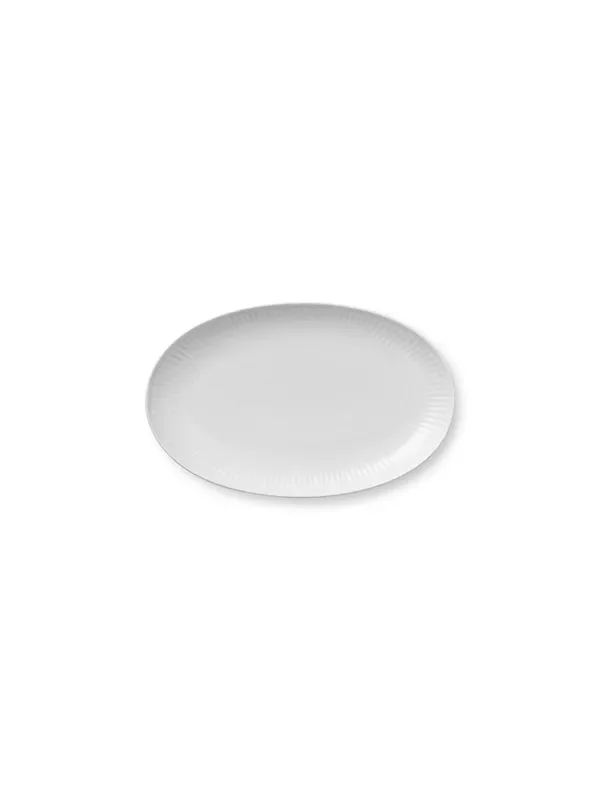 Royal Copenhagen Weiß Geflecht, asiet 23 cm