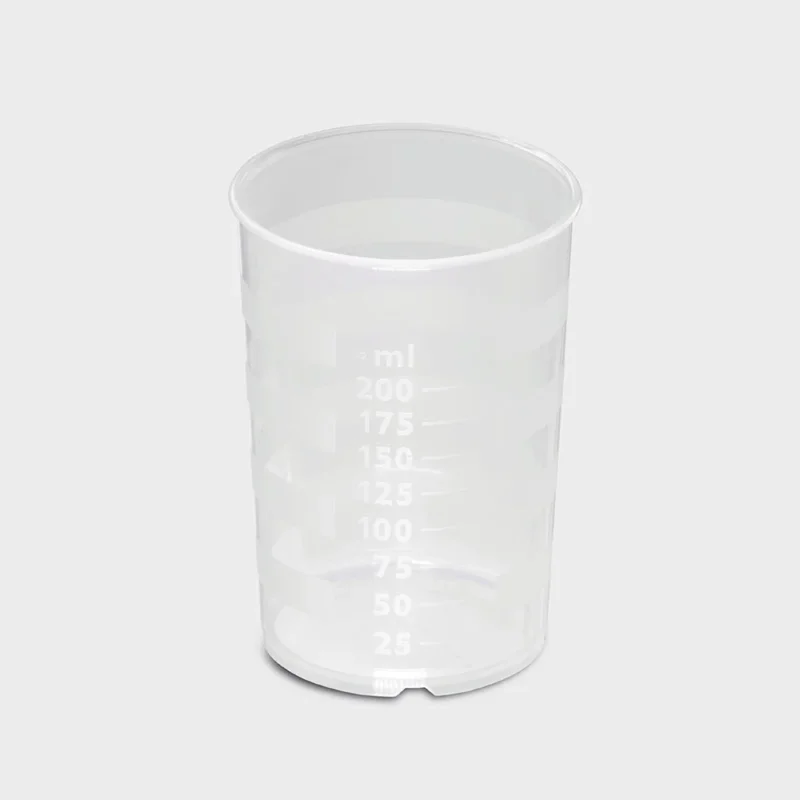 melinip Schnabelbecher standard Unterteil 200 ml farblos-natur | Packung (10 Stück)