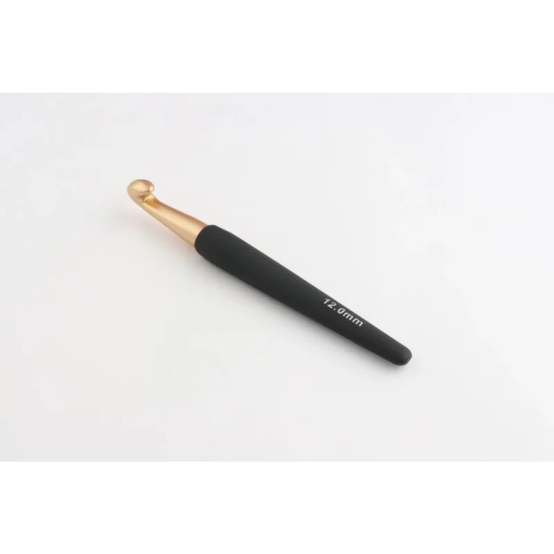 KnitPro Häkelnadel mit Softgriff 12,00 mm gold