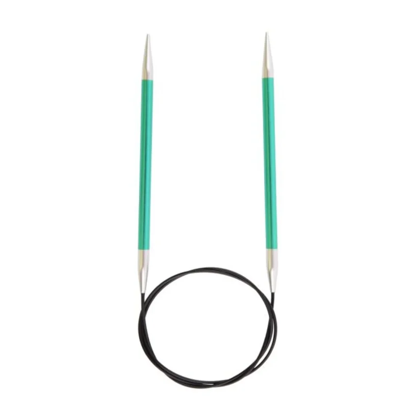 KnitPro Rundstricknadel ZING 3,25 mm 60 cm smaragd