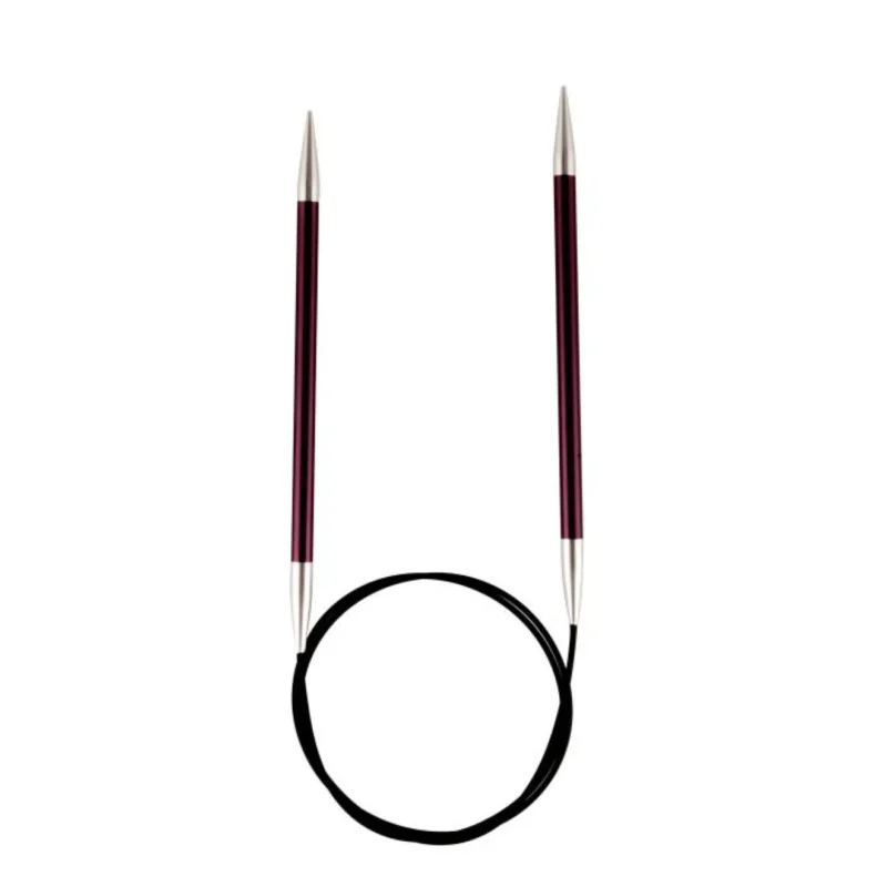 KnitPro Rundstricknadel ZING 5,50 mm 120 cm sienna