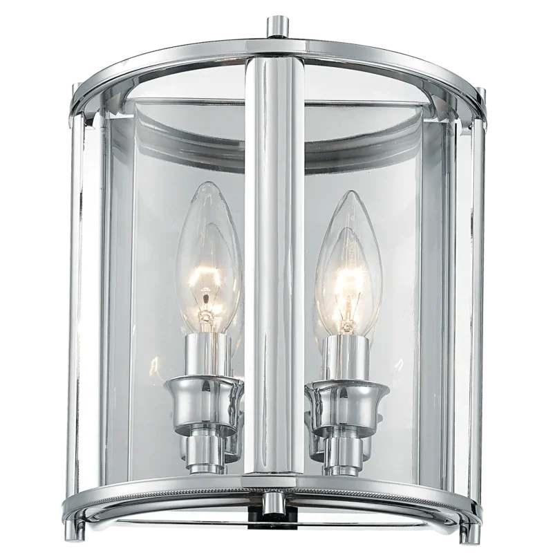 Wandleuchte New York Chrom Oval