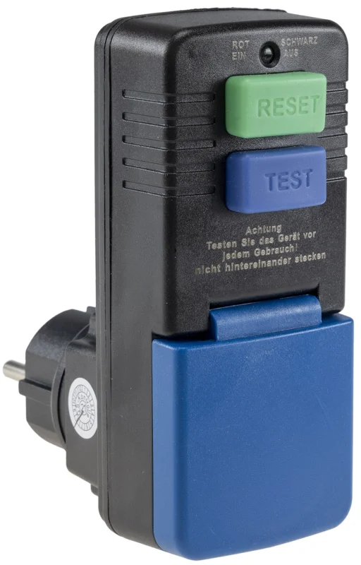 Fehlerstromschutzadapter "CT-RCD" (DI) Personenschutz-Zwischenstecker IP54