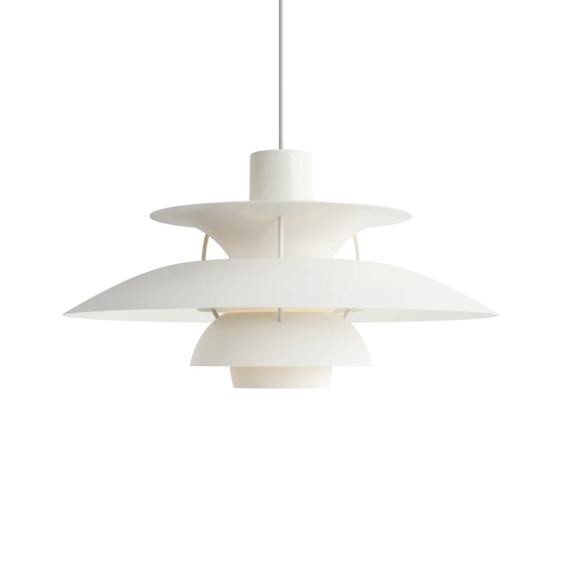 PH 5 Pendelleuchte, Monokrom White von Poul Henningsen
