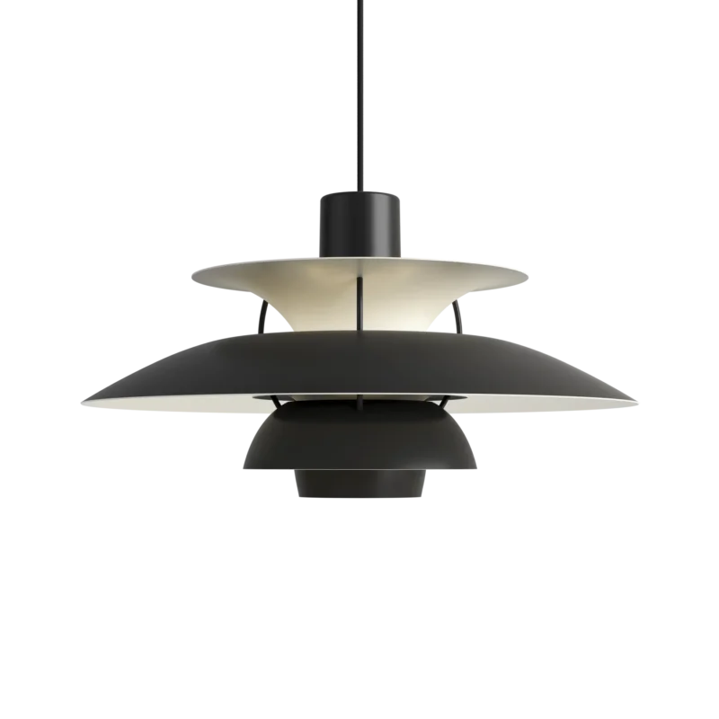 PH 5 Pendelleuchte, Monokrom Black af Poul Henningsen