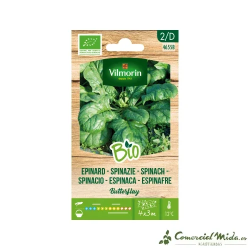 VILMORIN BIO Semillas Espinaca Butterfly