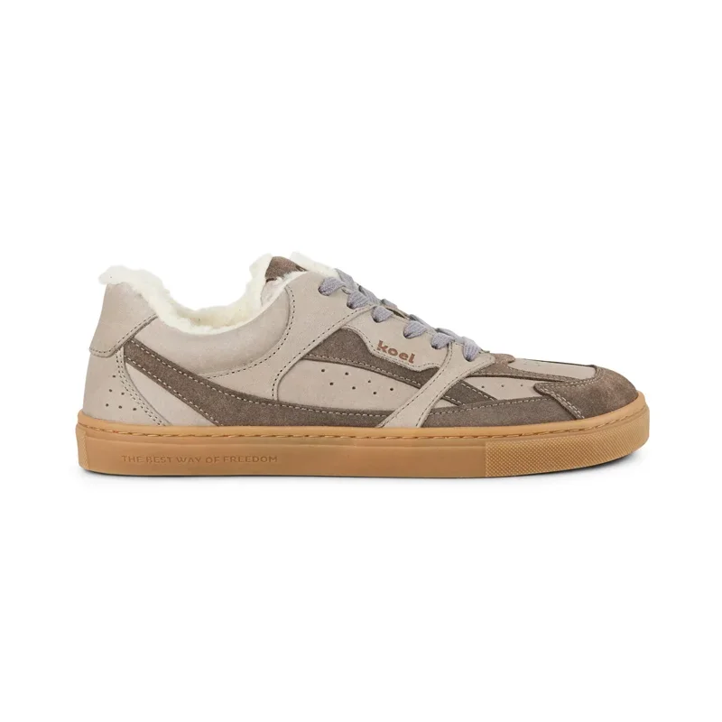 KOEL Barefoot gefütterte Damen Sneakers HAVELLE taupe
