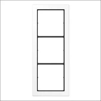 JUNG FD983WW Abdeckrahmen Schalterprogramm 6.3 mm