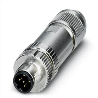 PHOENIX 1424678 Ronde connector, veldzijdig confectioneerbaar (industrieconnector)