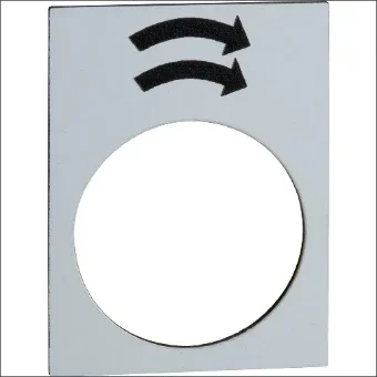 SCHNEIDER ZB2BY4920 Beschriftungsschild fuer Drucktaster/signaallamp 40 mm