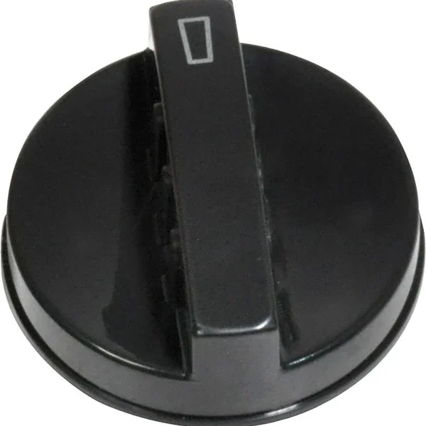 Drehknopf Wahlschalter, schwarz für Dometic-Kühlschränke RM 5310,5330,5380, RGE 2100