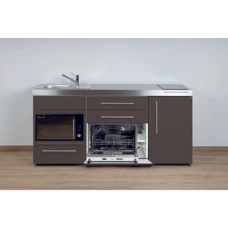 Stengel - Mini-Küche Miniküche Premiumline MPGSMOSMM180KSGKFlBr Mokka metallic