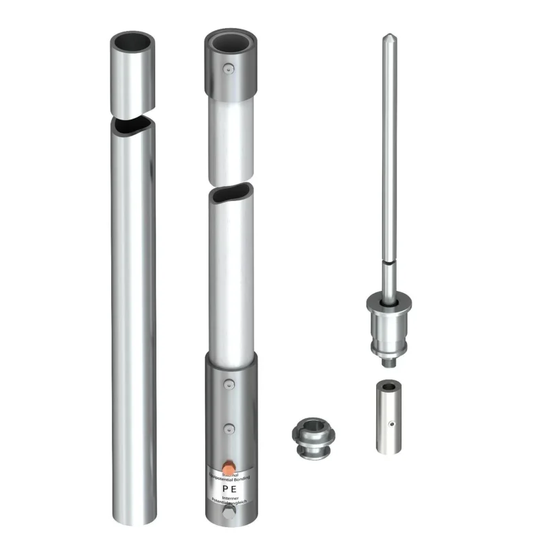 OBO Bettermann - Fangeinrichtung für Blitzschutz Isolierter Fangmast isFang IN 4000 4000mm