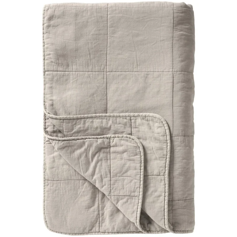 Ib Laursen - Vintage Steppdecke Quilt - Ash Grey 130x180 cm