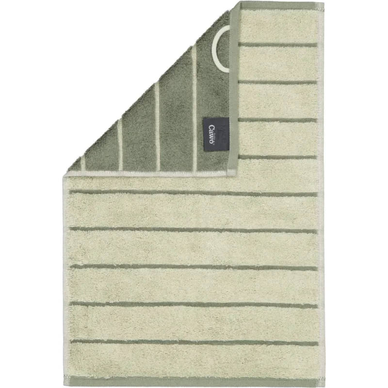 Cawö Gästetuch Balance Doubleface 6232 wasabi