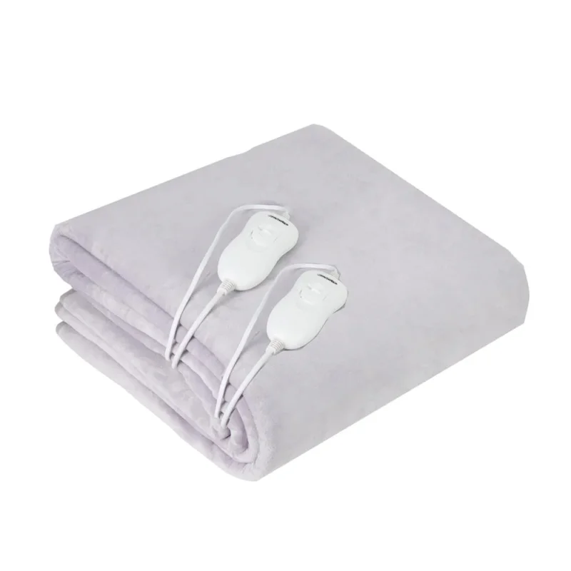 Adler AD 7426 Doppel Heizunterdecke 150 x 160 cm Grau mit Temperaturregler