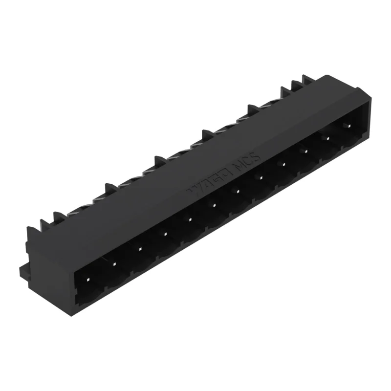 WAGO GmbH & Co. KG - Leiterplattensteckverbinder THR - Stiftleiste Lötstift 231 - 46#4050821042785 1,2x1,2,abgew.,sw − 200 Stück