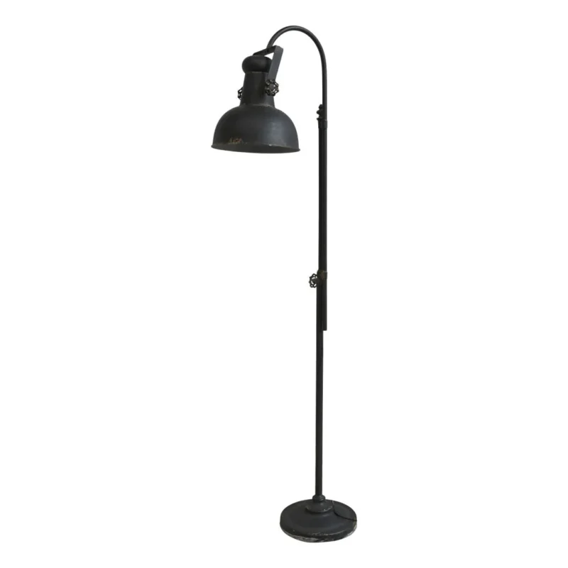 Chic Antique - Factory Stehlampe, H175 cm, Antikschwarz