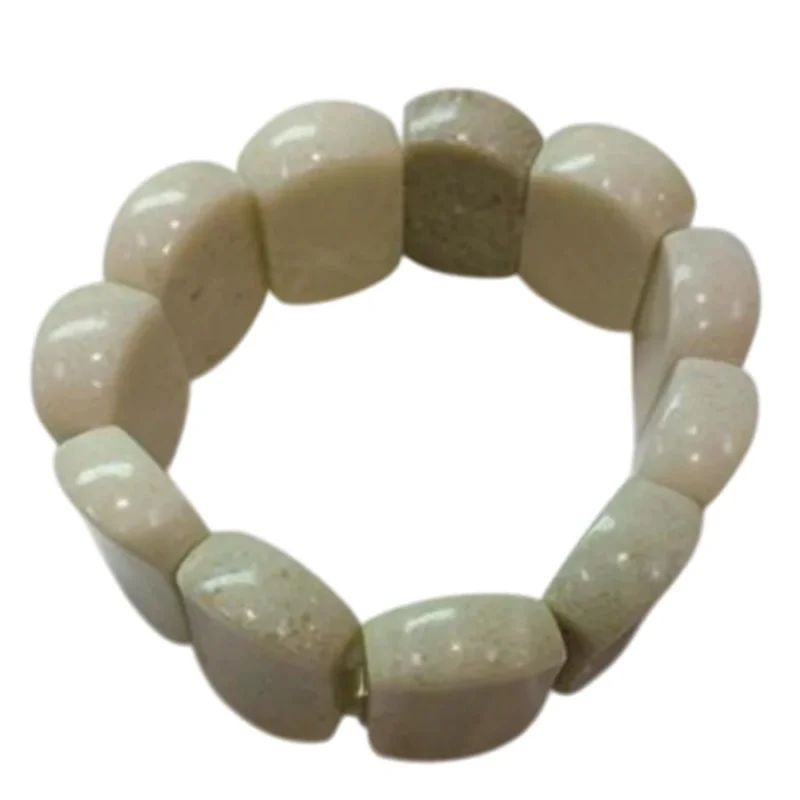 Jaspis Armband, flexibel, ca. 400,00 ct.