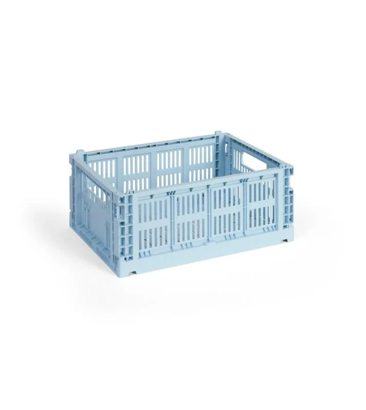 Colour Crate Medium, Soft blue von HAY