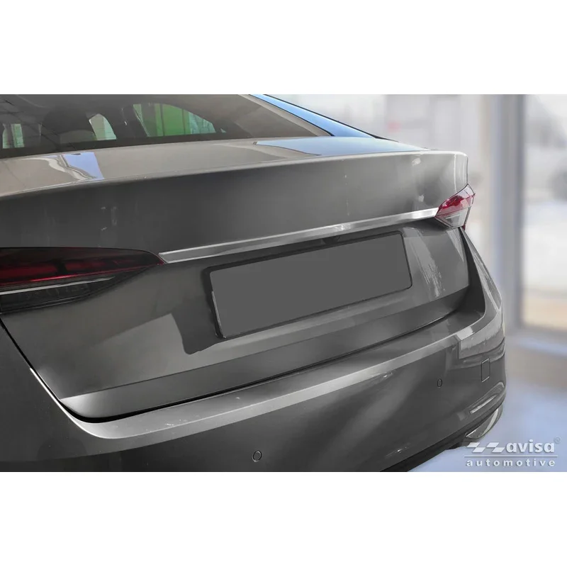Avisa, Heckklappenleiste, Gebürsteter Edelstahl, passend für Skoda Octavia IV Liftback (NX3) (2019-2024) & Facelift (2024-)