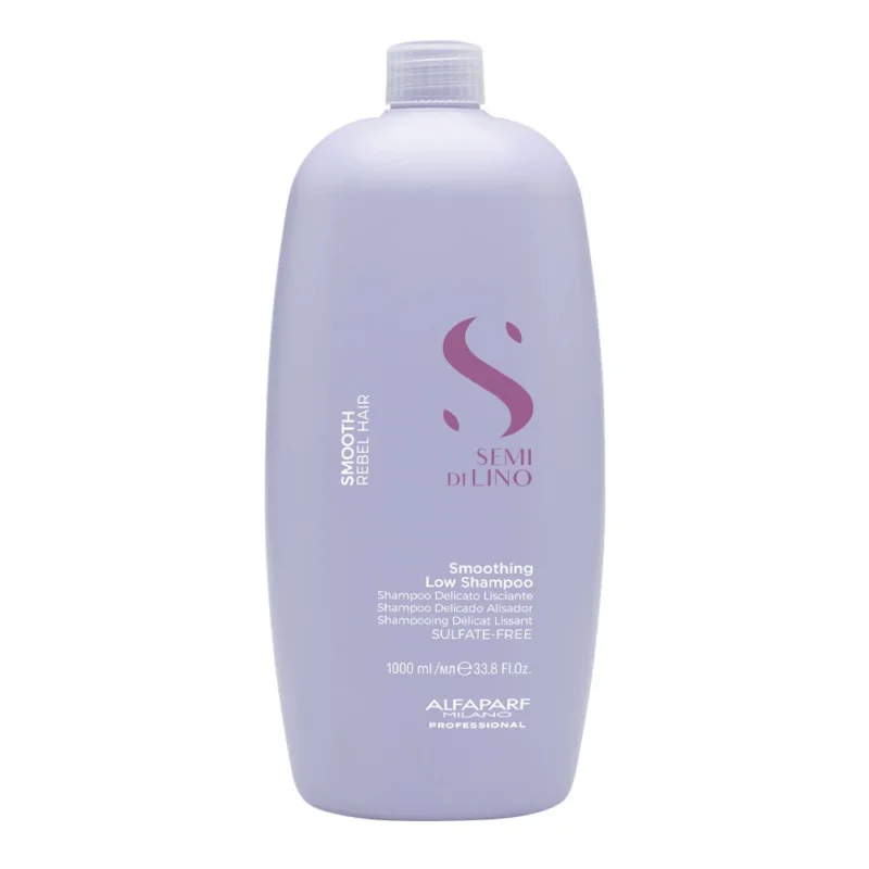 Alfaparf Milano Semi di Lino Smooth Smoothing Low Shampoo 1000ml - shampoo delicato lisciante