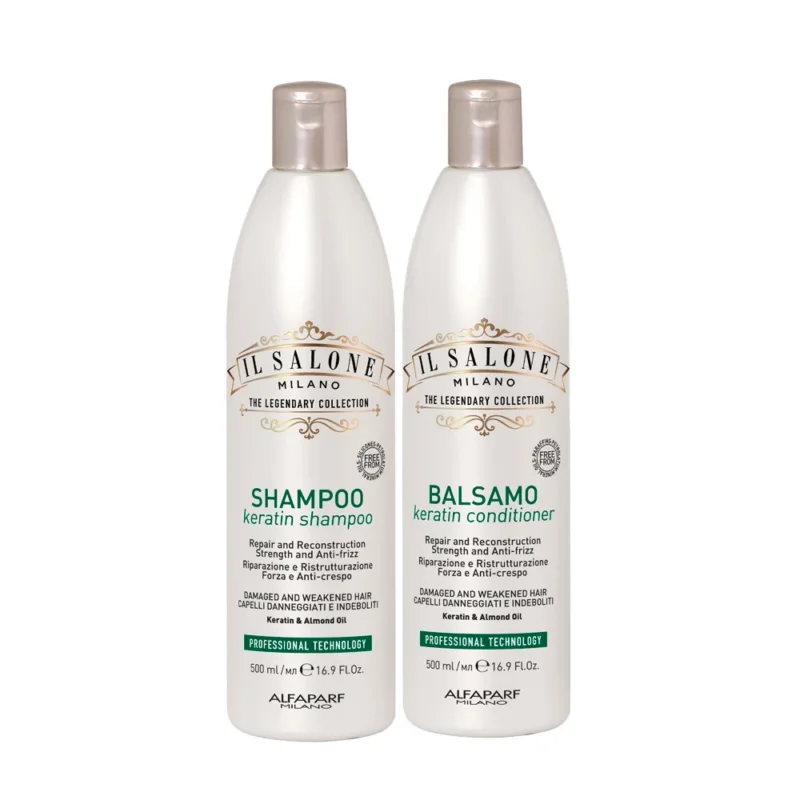 Il Salone Milano Keratin Shampoo 500ml Conditioner 500ml