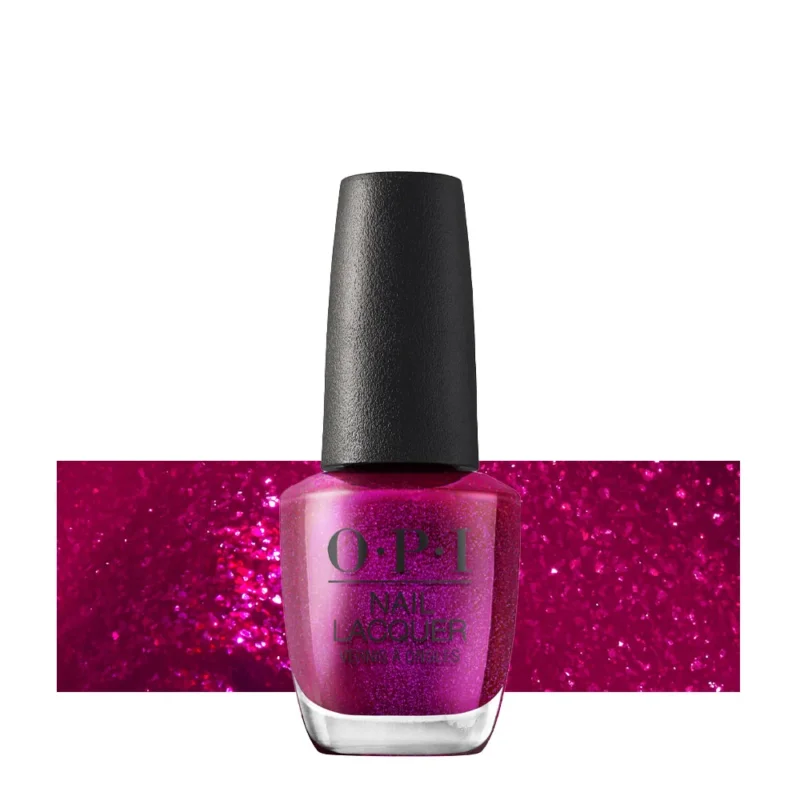 OPI Nail Laquer Holiday 25 Berry and Bright 15ml - Smalto OPI rosso [all]