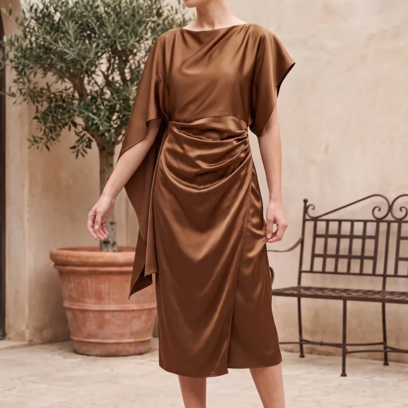 Asymmetrisches Midikleid - Debra