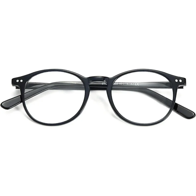Runder Vintage Brillenrahmen Nerdbrille Retro Unisex