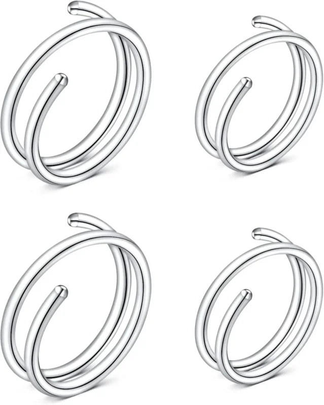 20G Fake Nasenpiercing Chirurgenstahl Nasenring Hoop 8mm