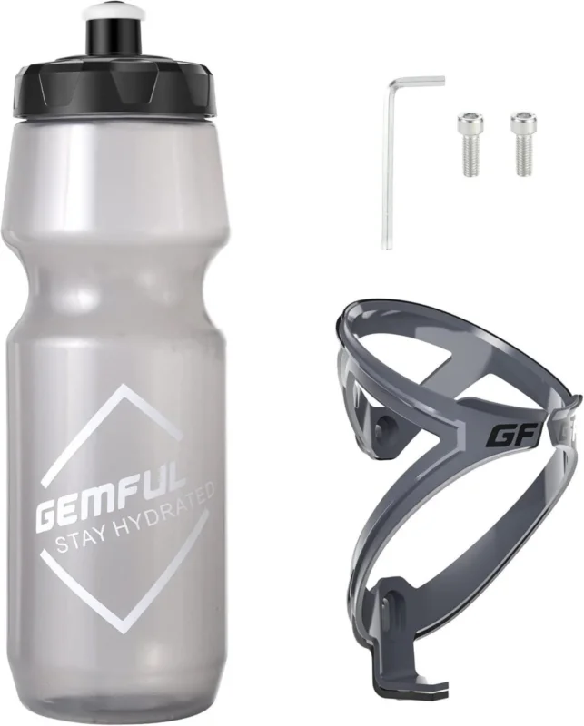 Fahrrad Flaschenhalter mit Flasche 750ml BPA-freie Trinkflasche ideal