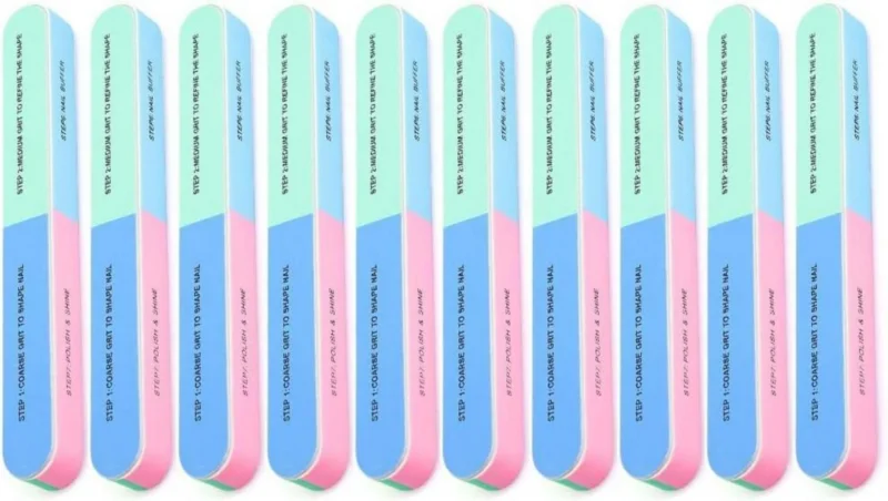 Nagelfeilen für Naturnägel Polierfeile Fingernägel Set