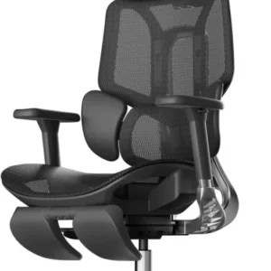 Ergonomischer Bürostuhl mit 3D-verstellbarer Kopfstütze und