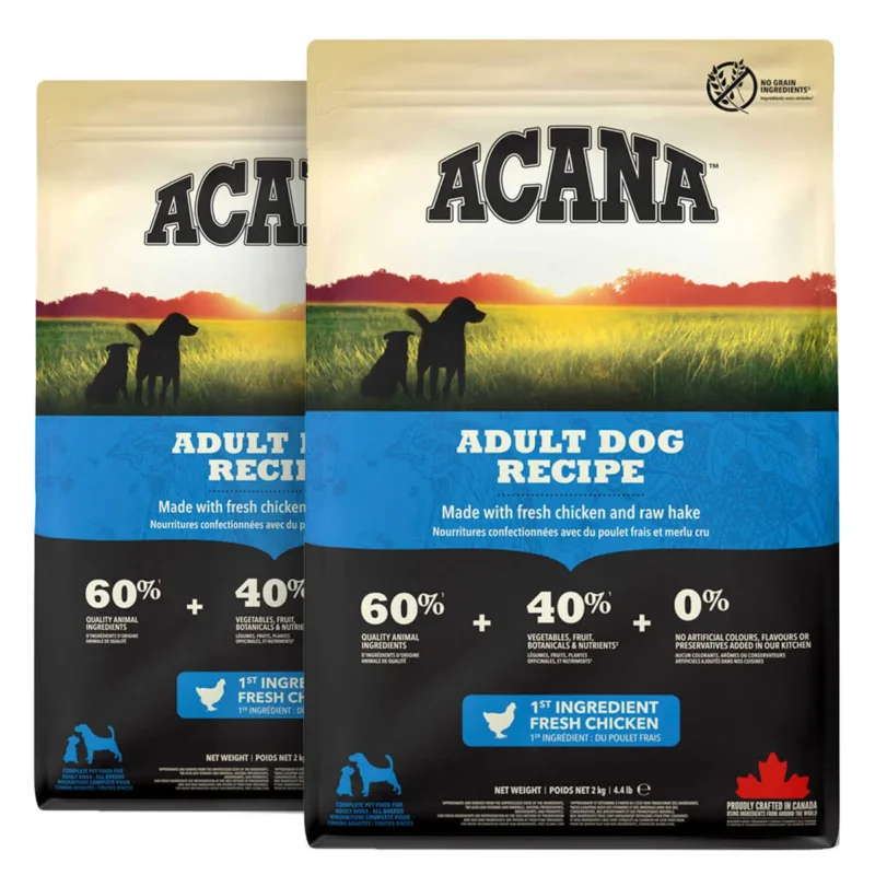 2 x 11,4 kg. Acana Adult Dog Hundefutter mit Huhn