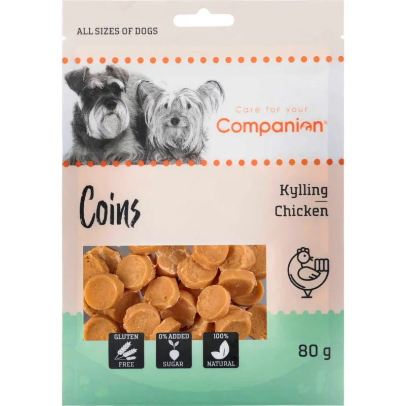 80 g Companion Hundesnack mit Hähnchenteilen - zucker- und glutenfrei