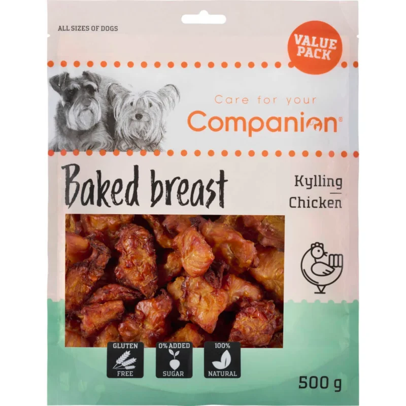 500 g Companion Hundesnack mit gebackener Hühnerbrust