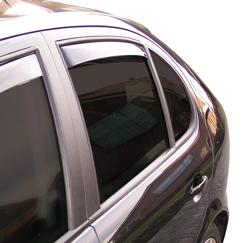 ClimAir, Windabweiser Master Schwarz (Hinten) passend für Skoda Superb III Kombi 2015-2023, Plastik