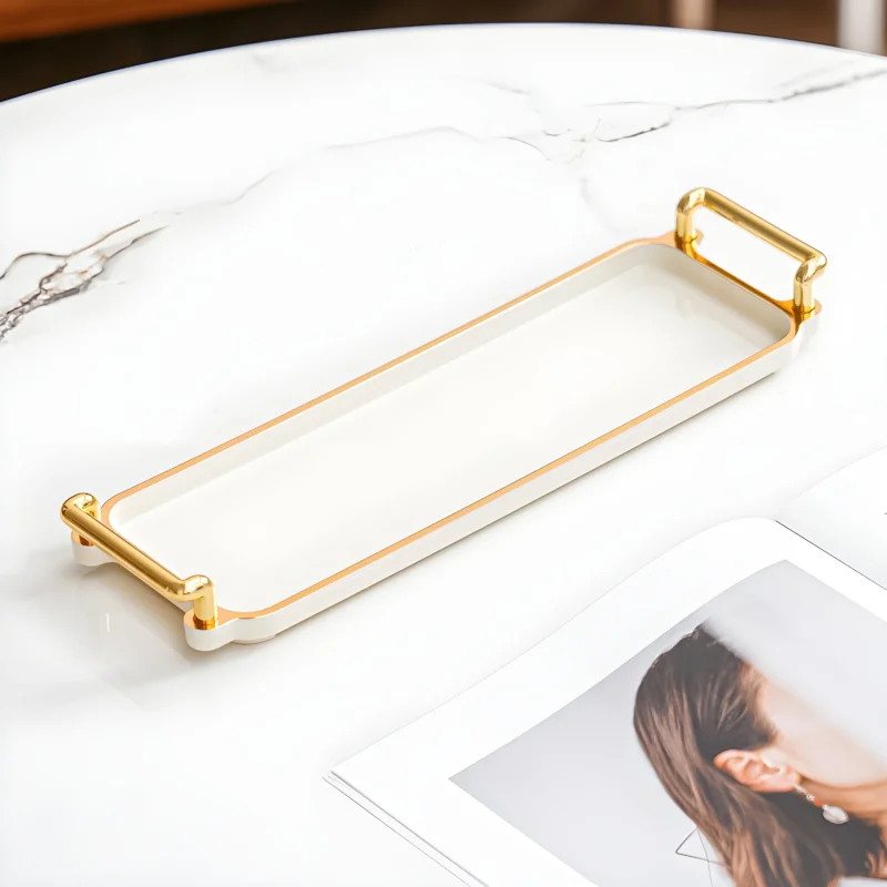 Elegante Luxus Aufbewahrungsschale zur Organisation von Wohnessentials | Karnz