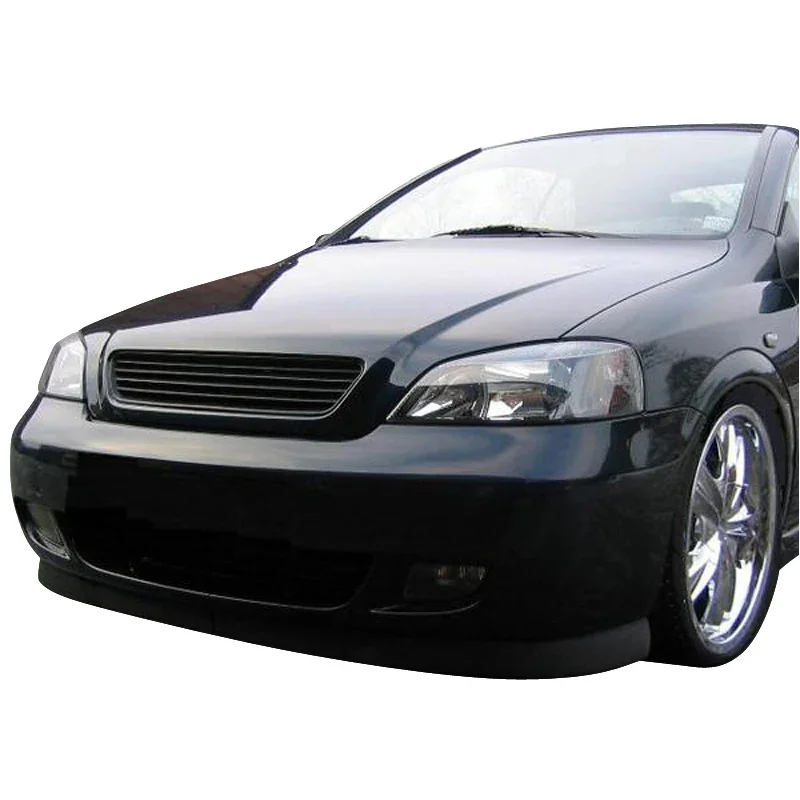 AutoStyle, Grill ohne Markenemblem passend für Opel Astra G 1998-2003, ABS, Schwarz