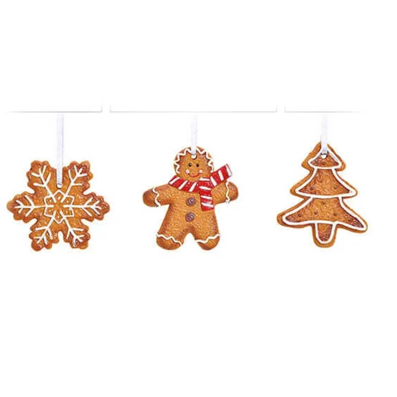 G. Wurm - Anhänger Plätzchen Lebkuchenmann Tannenbaum Schneeflocke