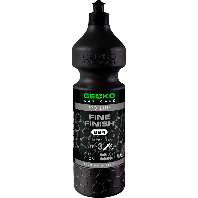 Gecko, Pro Fine Finish 684 STEP 3, 1 liter, silikonfrei