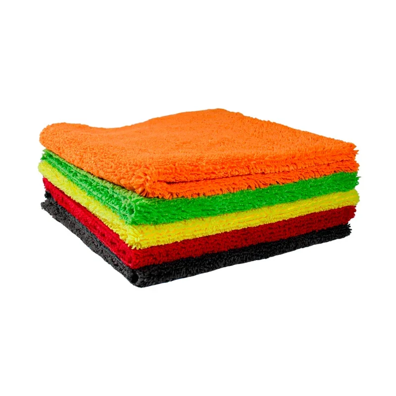 Gecko, Professionelles Mikrofaser-Tuch-Set, Edgeless, 5-teilig, 40x40 cm