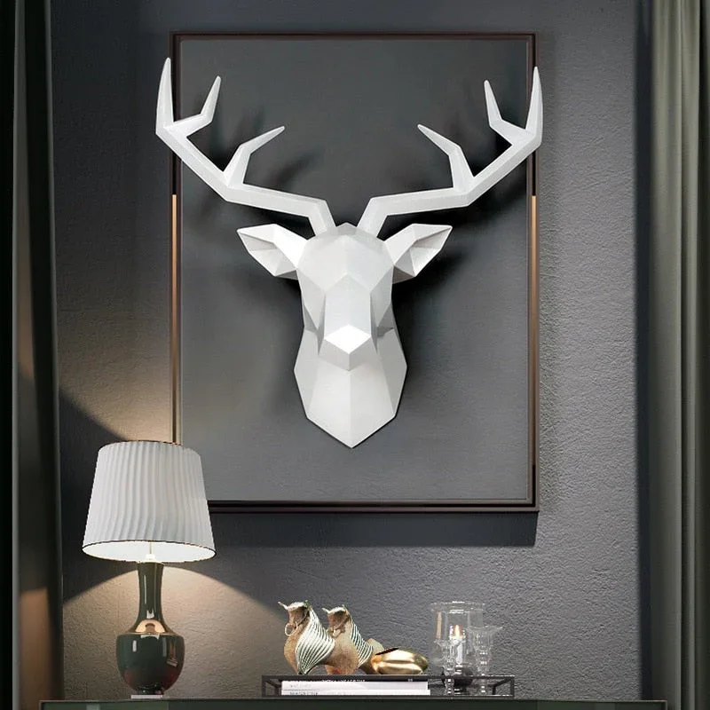 3D-Hirschfigur in modernem Design und einzigartiger Form