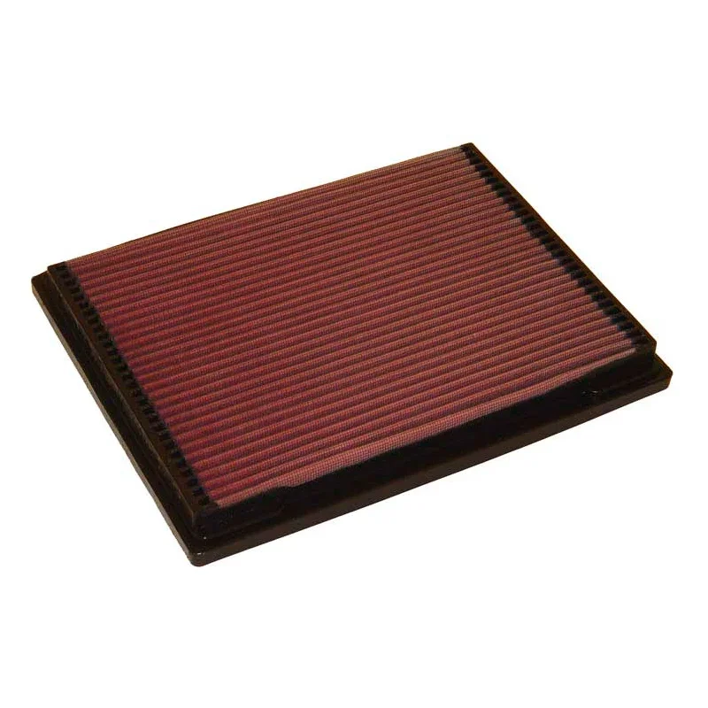 K&N, Tauschluftfilter passend für Mercedes C180/200/220/230/250/280/36 / CLK200/CLK230/CLK320 / ML230/320/350/400/430/500/55 / SLR 5.4 (33-2703), Baumwolle, Rot