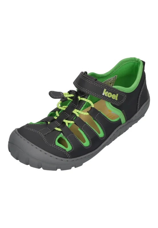 KOEL Barefoot Kinder Sandalen MADISON dark grey