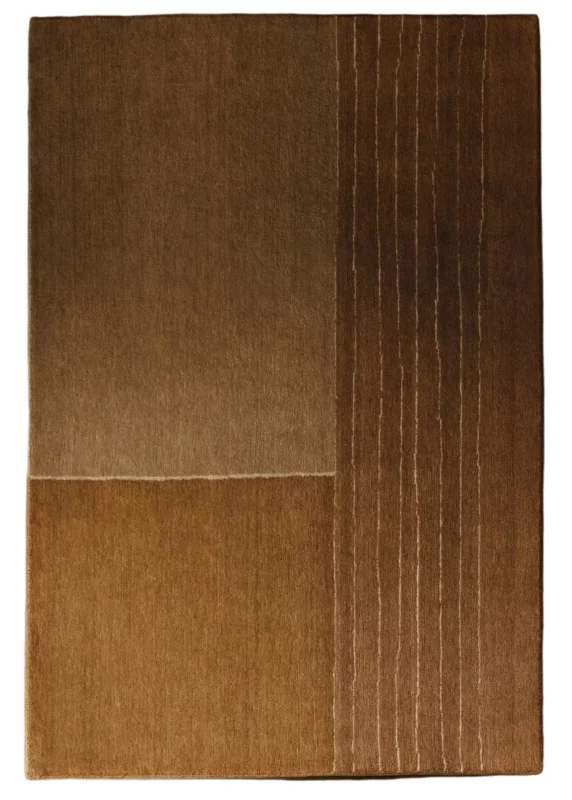 Drift Line Teppich, Terracotta von Linie Design
