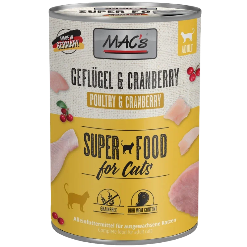 MAC's Cat Geflügel & Cranberry 400g