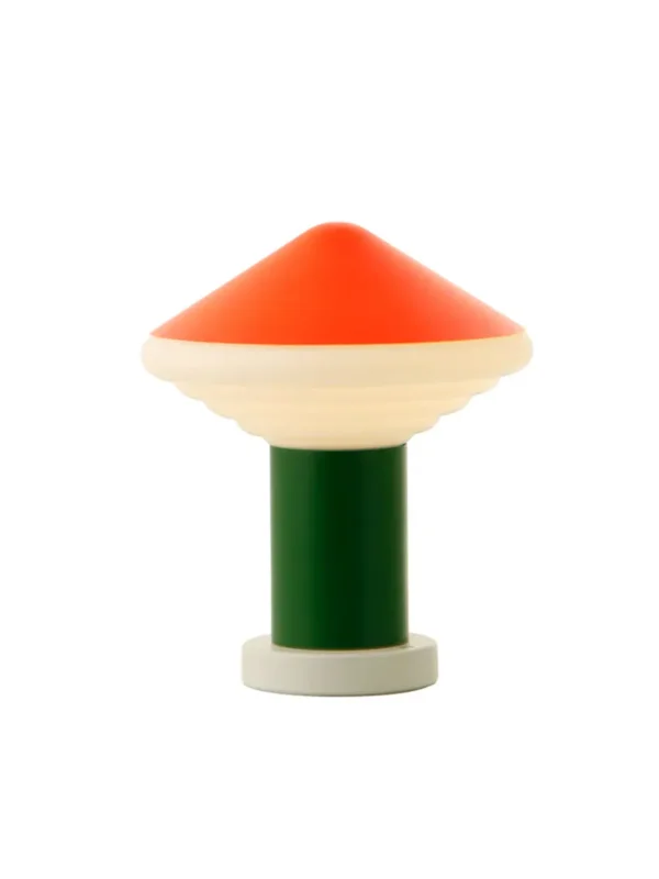 Whipped Portable Table Lamp, leuchtendes Orange von LEO Objects